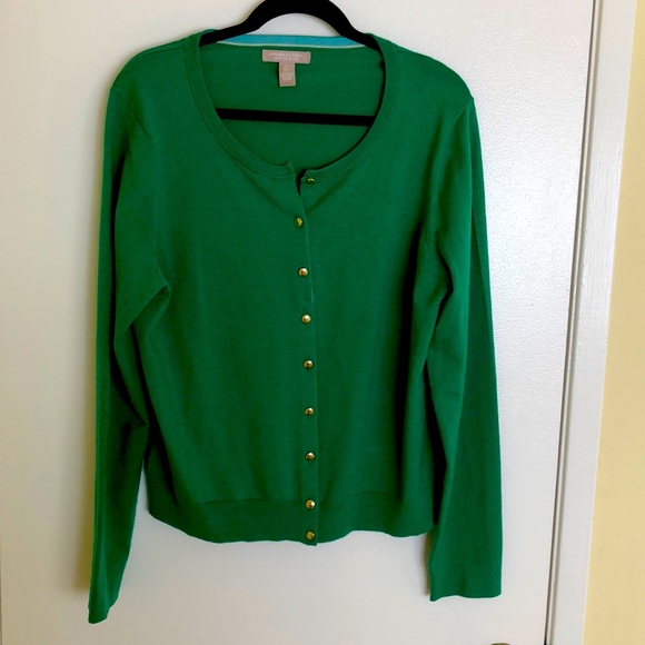 Banana Republic Sweaters - Banana Republic Emerald Green Cardigan